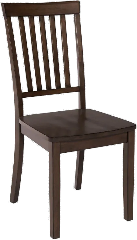 Simplicity Dark Brown Dining Chair, Set of 2
