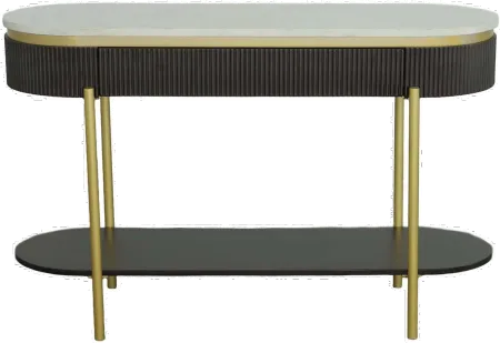 Deco Black Console Table