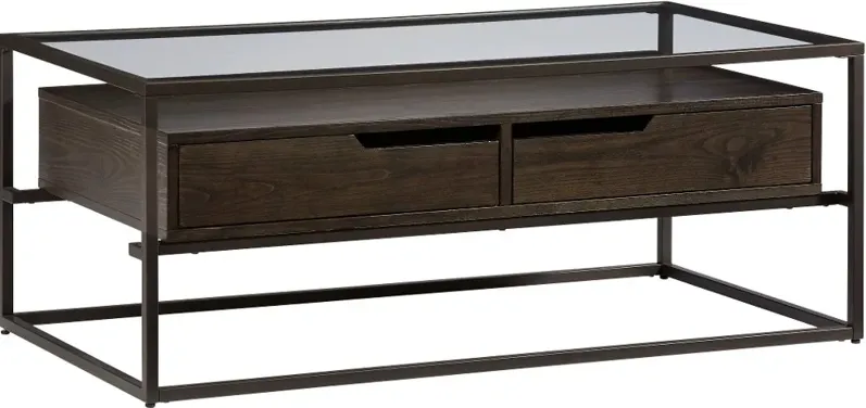 Presidio Dark Brown Coffee Table