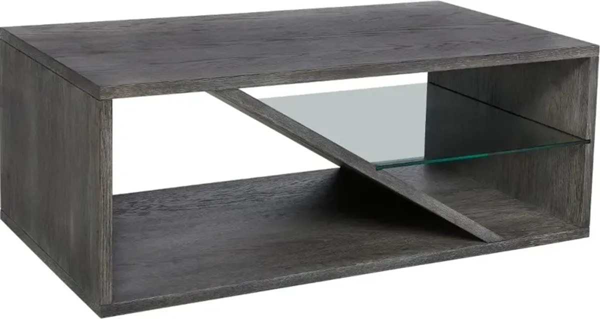 8th Street Gray Coffee Table