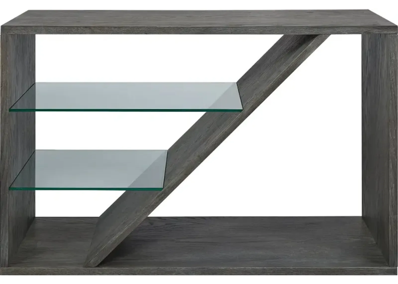 8th Street Gray Console Table