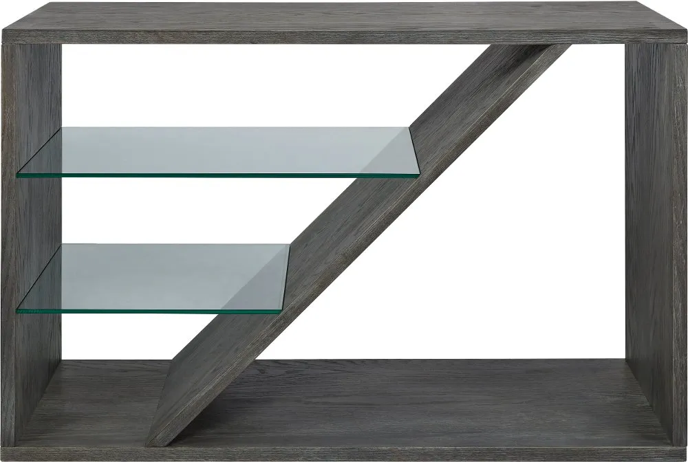 8th Street Gray Console Table