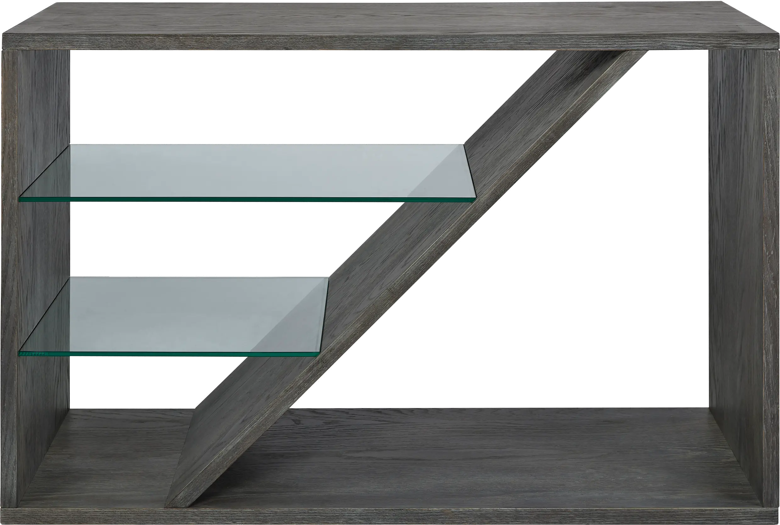 8th Street Gray Console Table