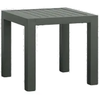 Edgewater Black Aluminum End Table
