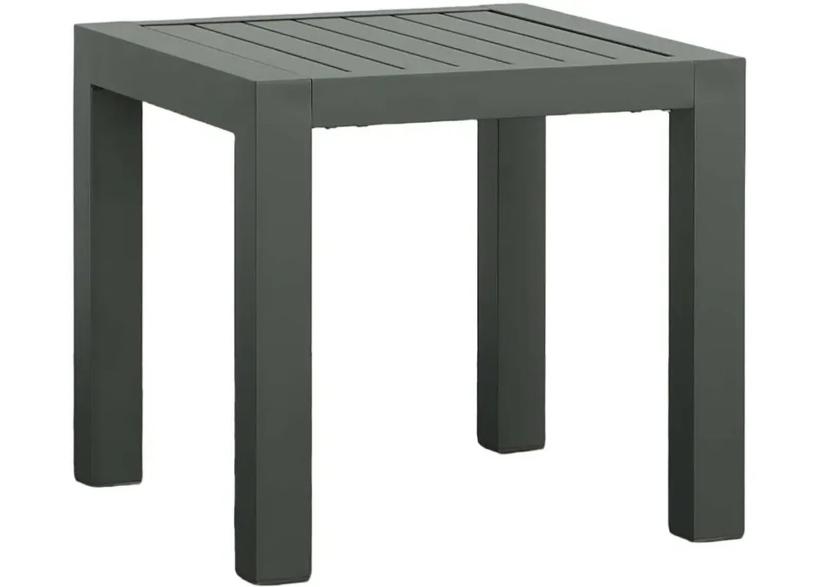 Edgewater Black Aluminum End Table