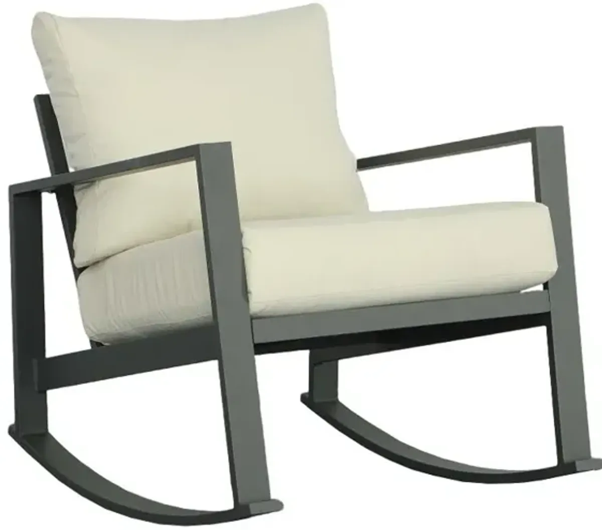 Edgewater Cream Outdoor Rocker