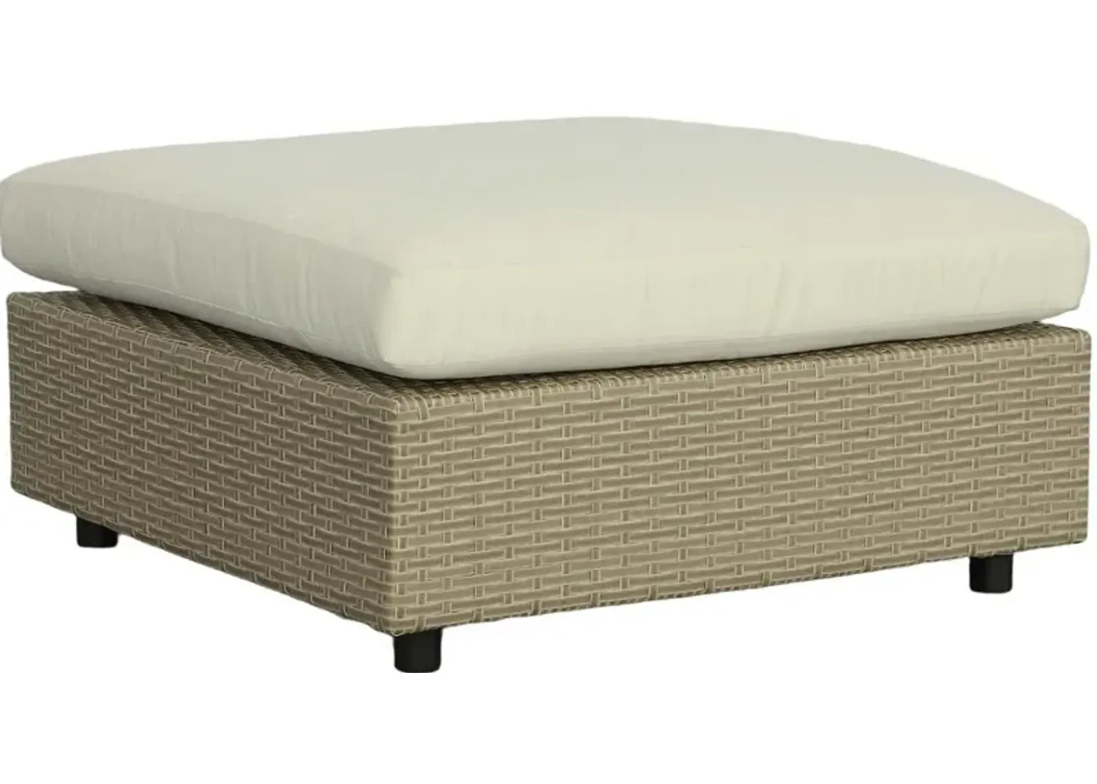 Shelter Island Outdoor Ottoman with Cushion