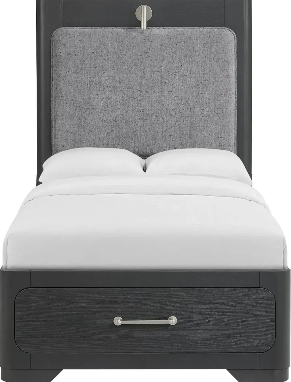 Loft Black Twin Storage Bed