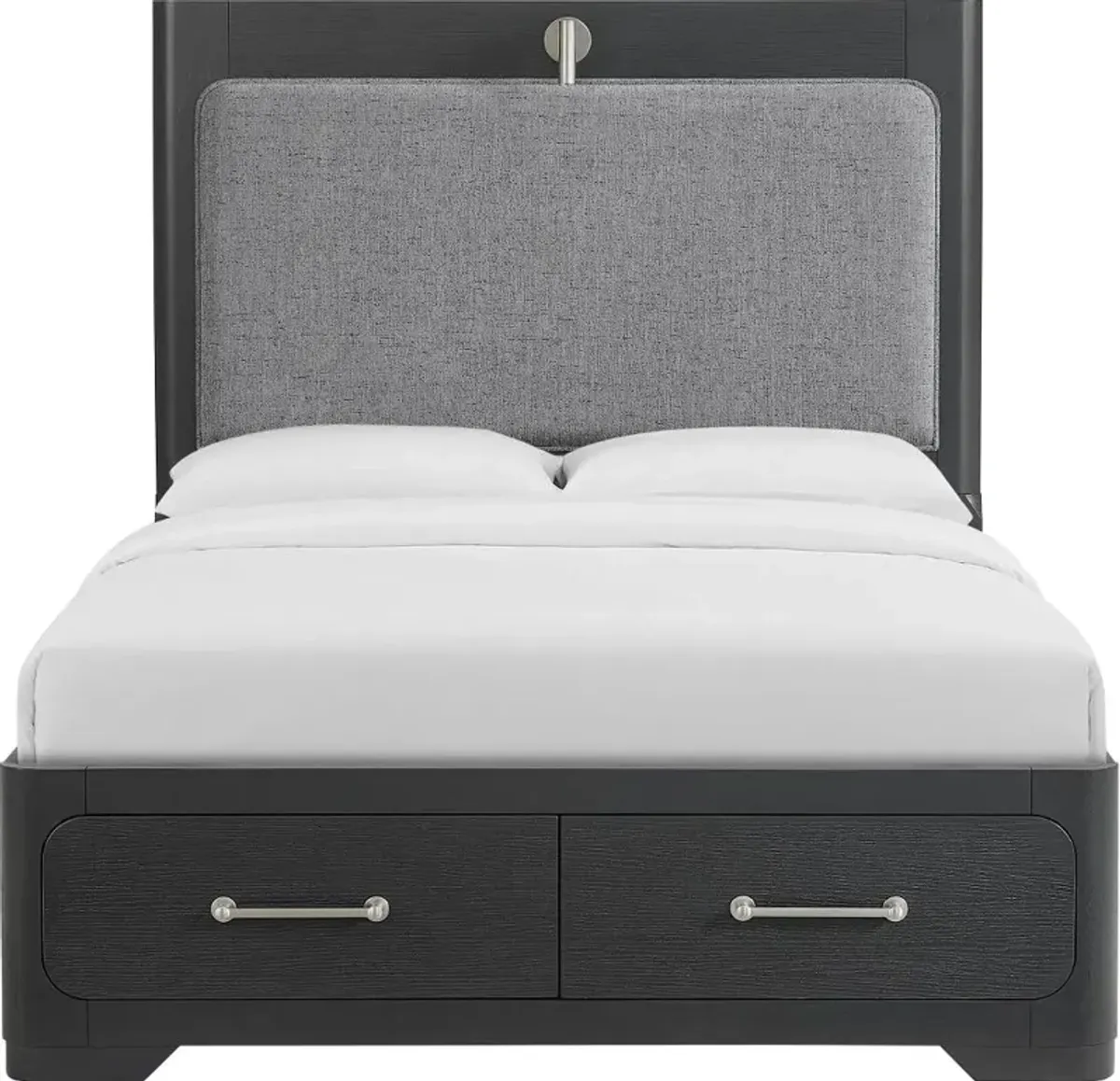 Loft Black Full Storage Bed