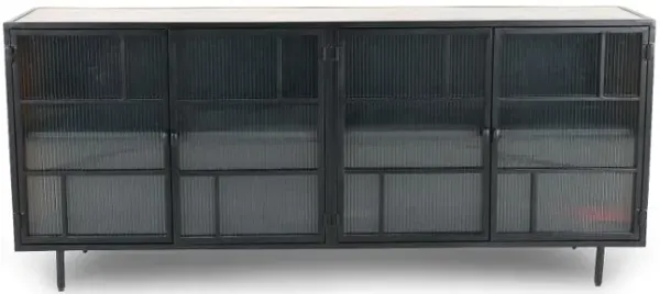 Faillon Jumbo Black and Natural Sideboard