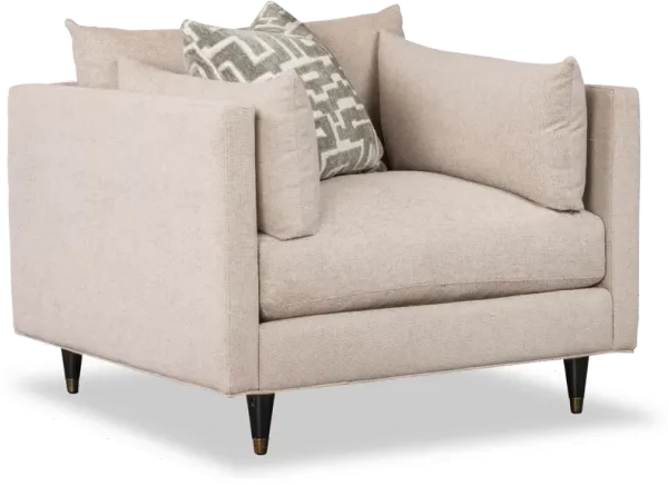 Pia Oatmeal Beige Chair