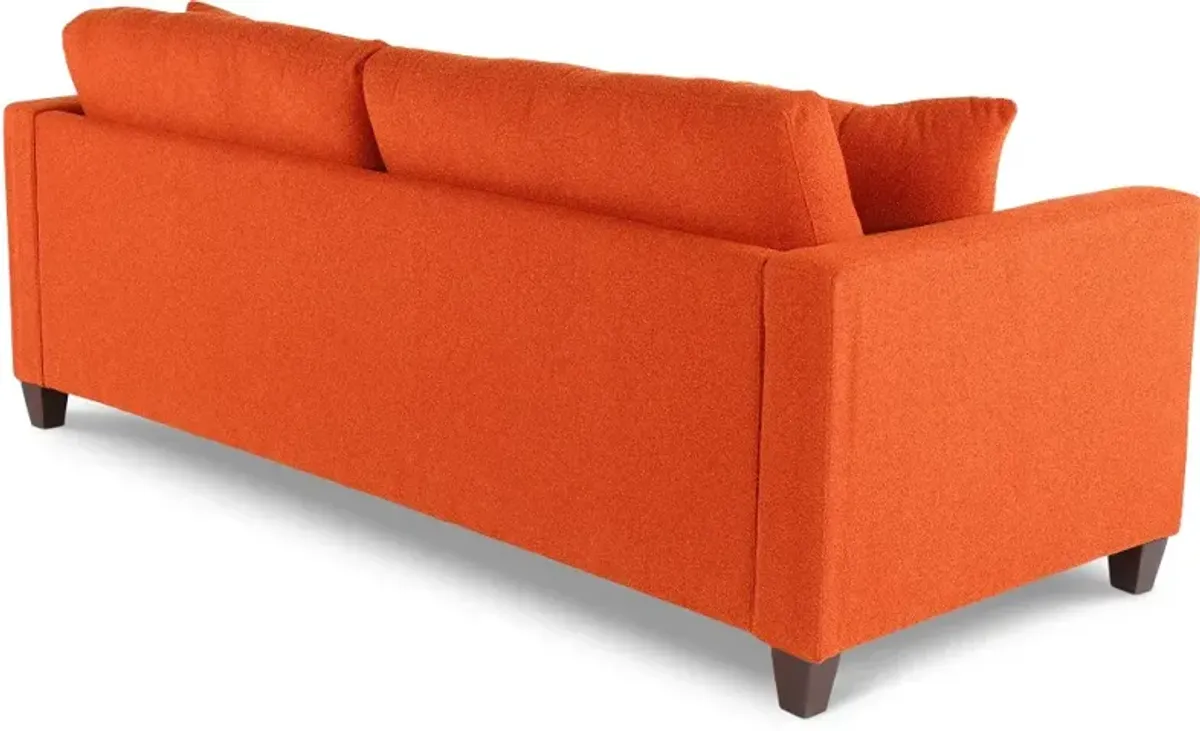 Bianca Orange Pop Up Sleeper Sofa