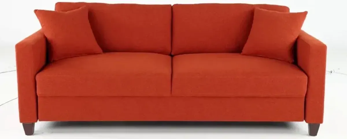 Bianca Orange Pop Up Sleeper Sofa