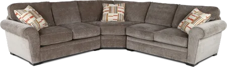 Orion Brown 3 Piece Sectional