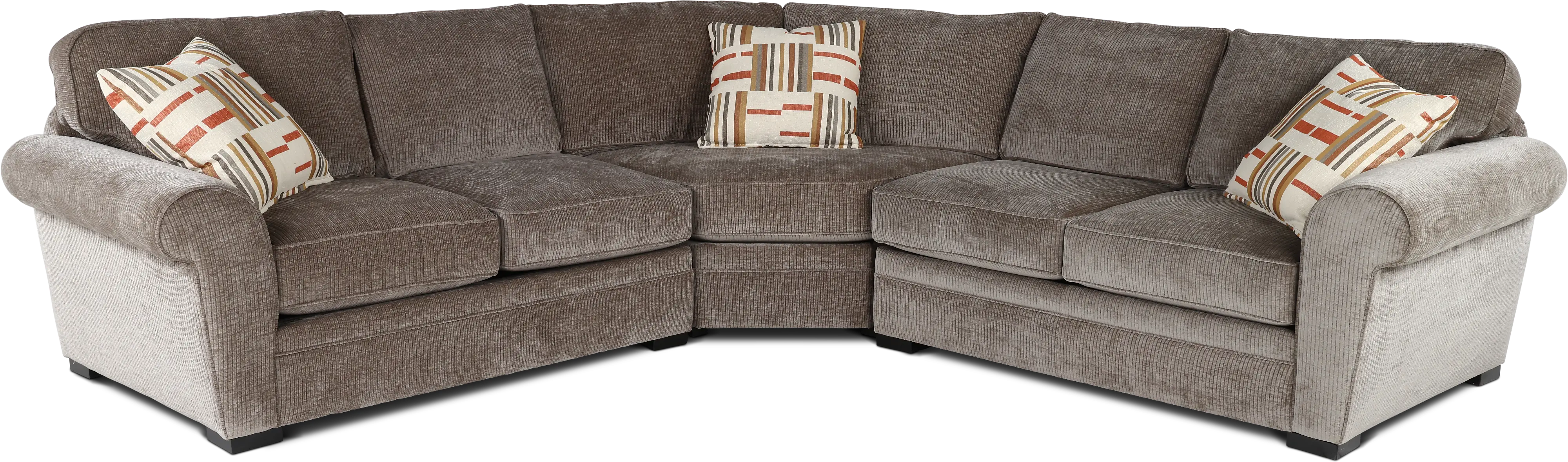 Orion Brown 3 Piece Sectional