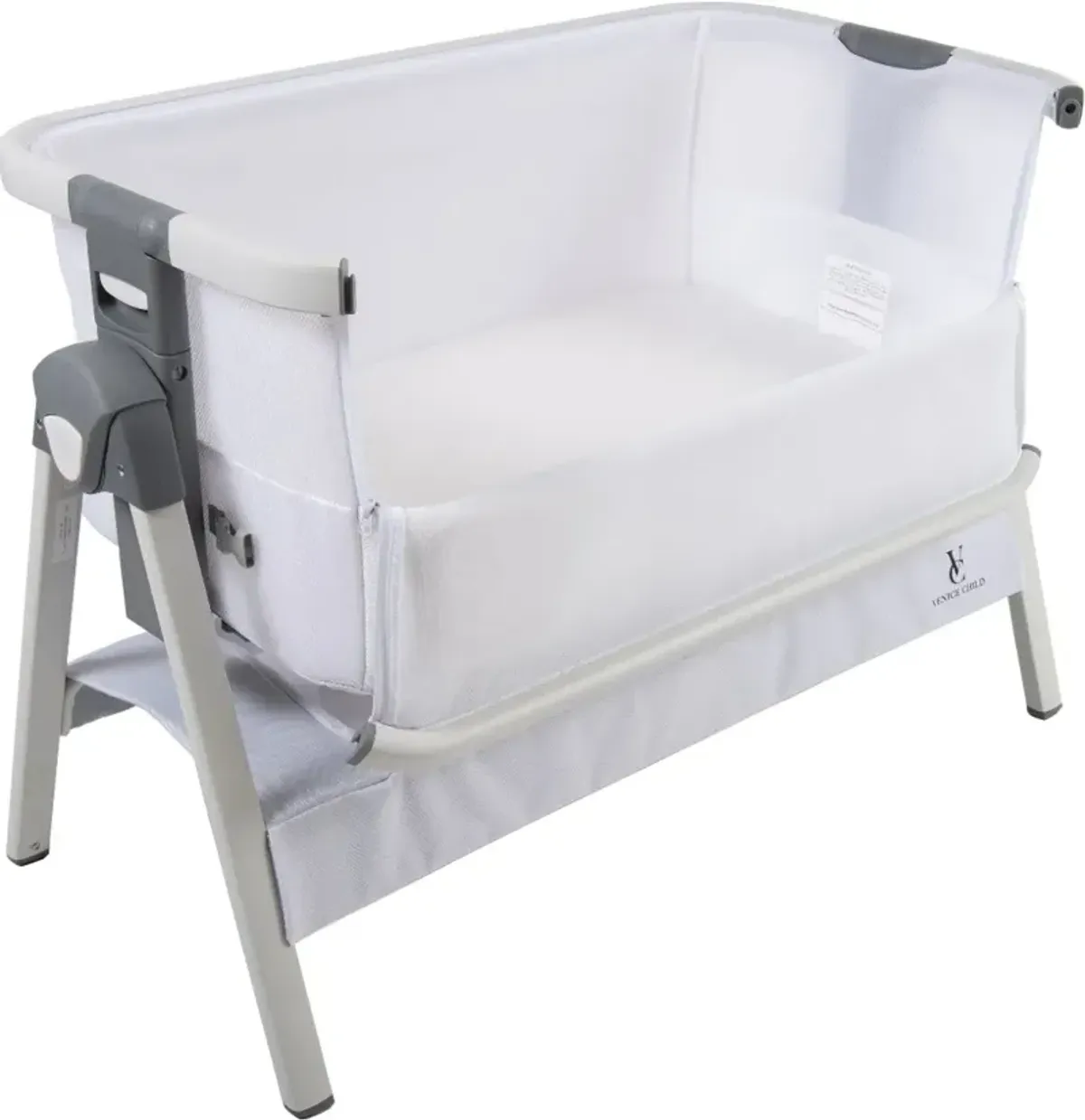 Venice Child California Dreaming White Bedside Bassinet