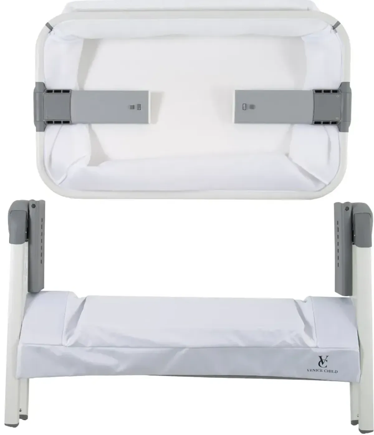 Venice Child California Dreaming White Bedside Bassinet