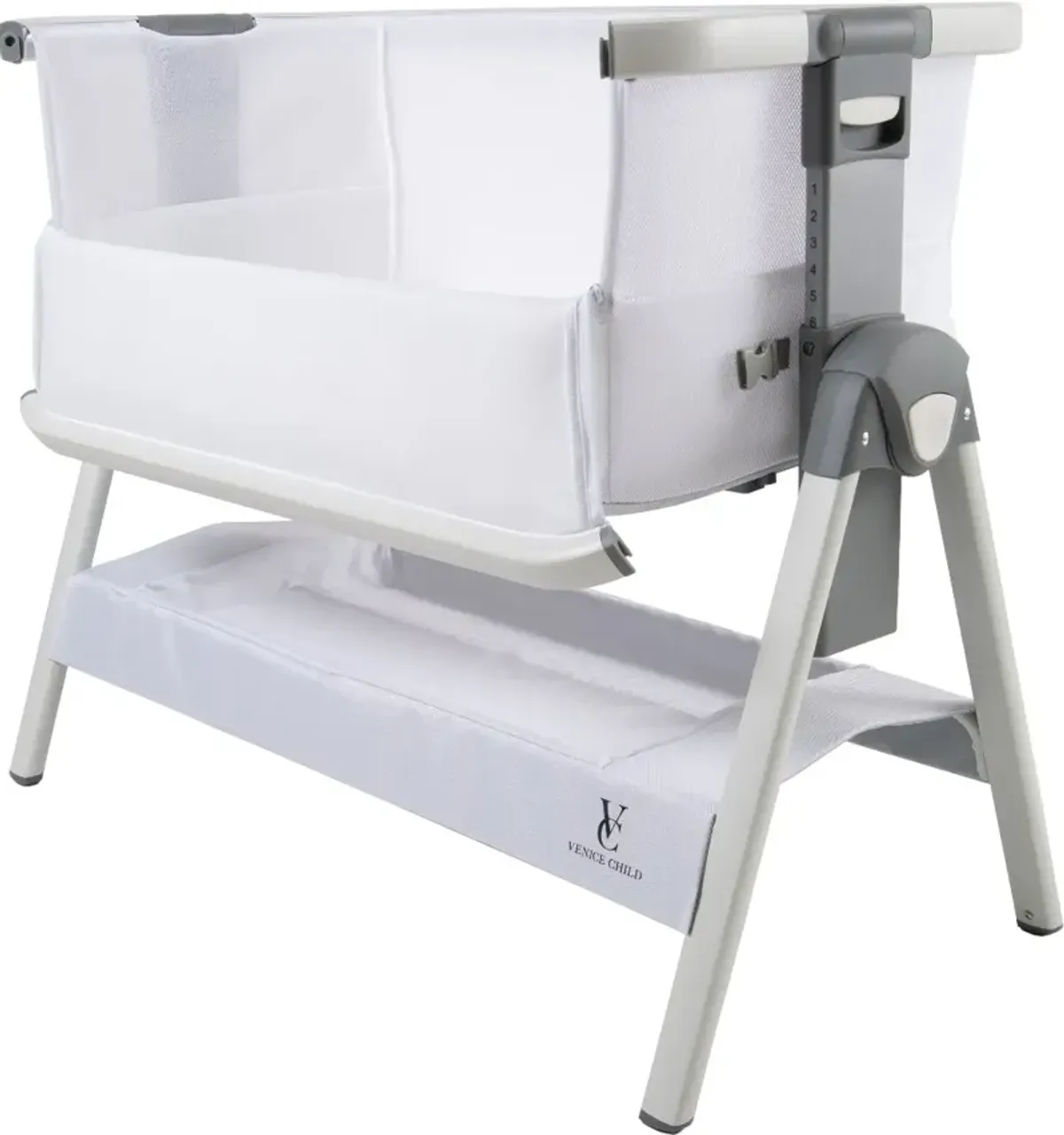 Venice Child California Dreaming White Bedside Bassinet