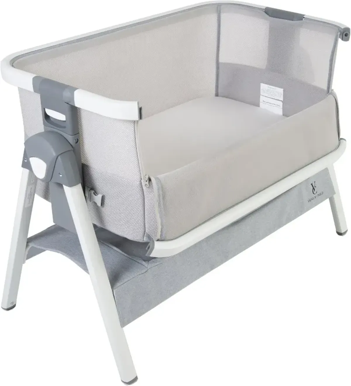 Venice Child California Dreaming Gray Bedside Bassinet