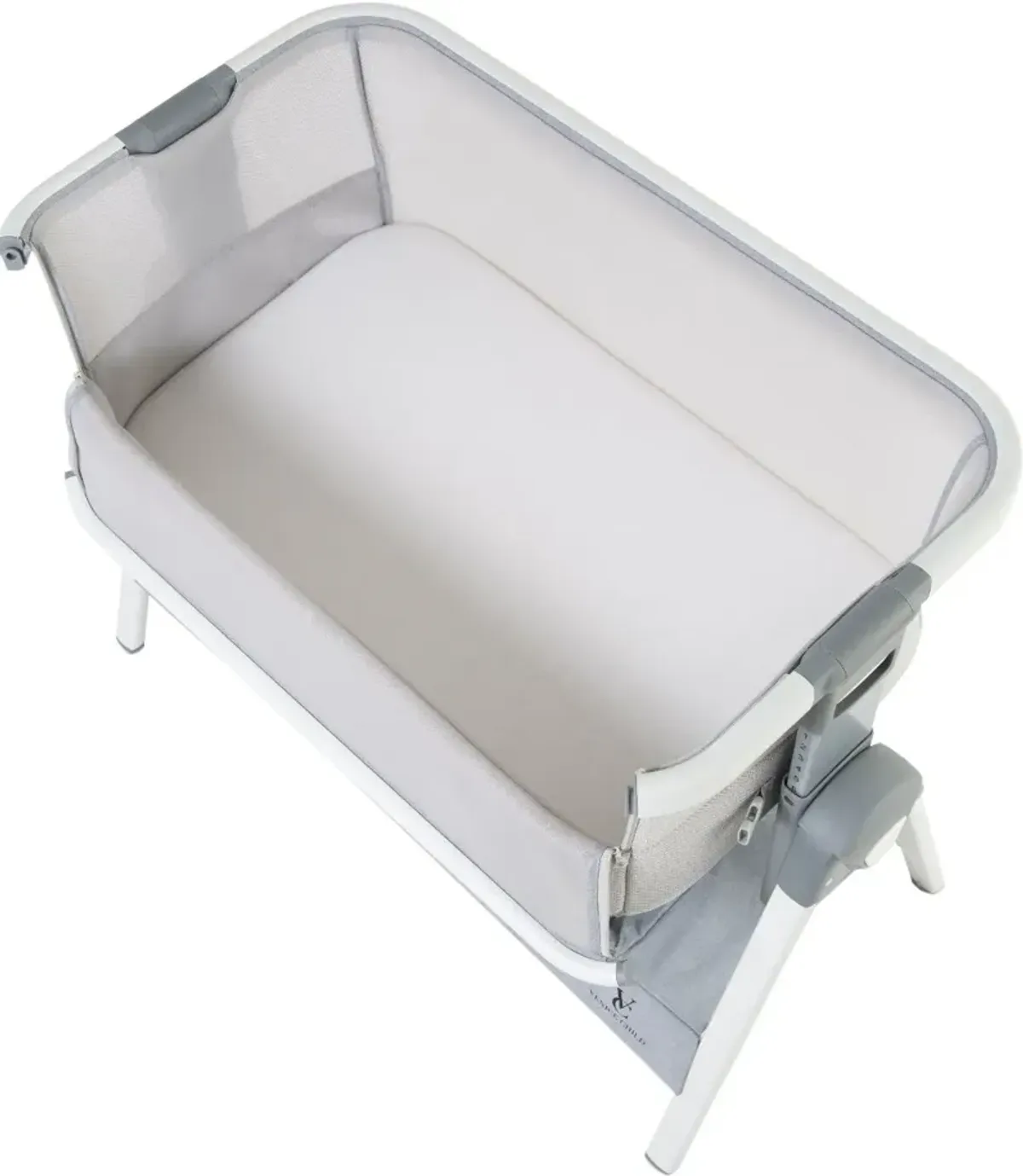 Venice Child California Dreaming Gray Bedside Bassinet