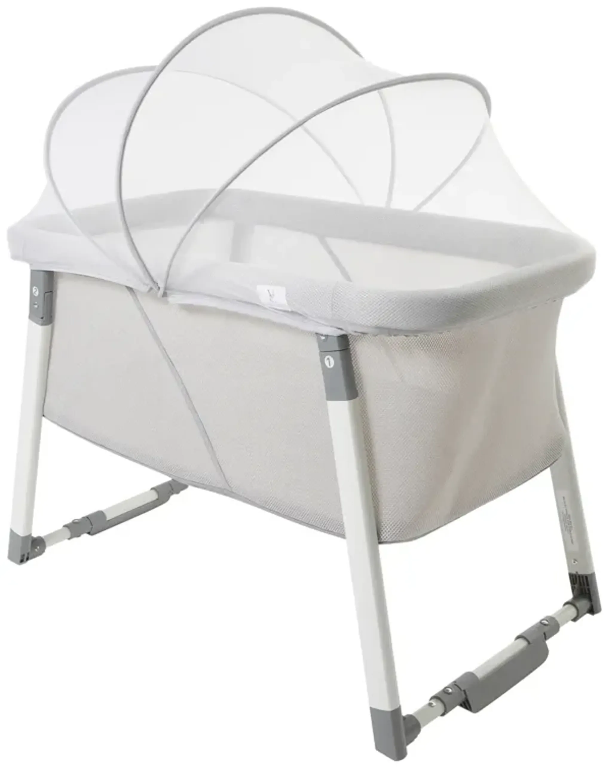 Venice Child Malibu Dreams Gray Rocking Mini Bassinet Rc Willey ...