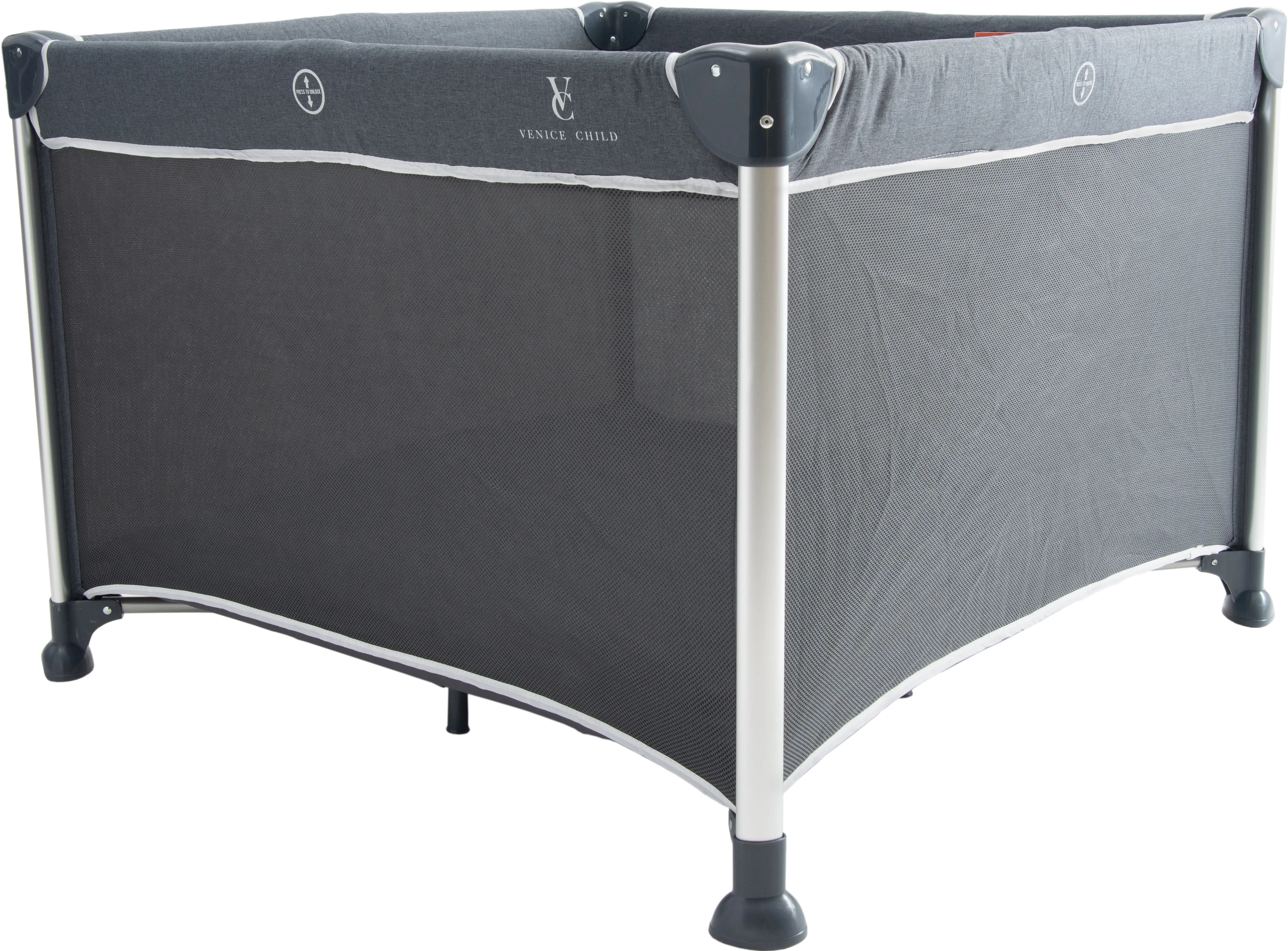 Venice Child DayDreamer Gray Portable Playard