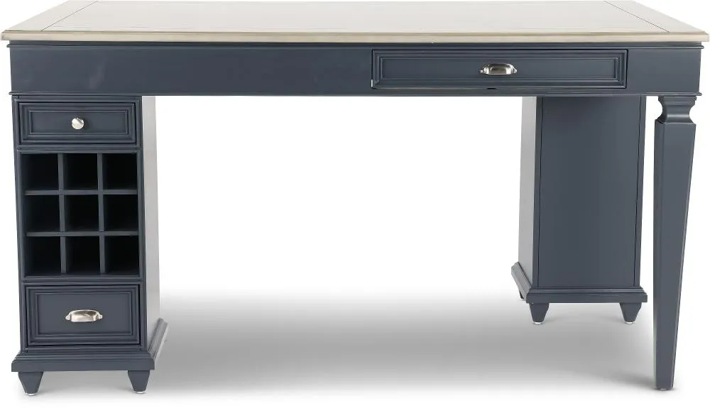 Vista Azul Graphite Gray Counter Height Dining Table