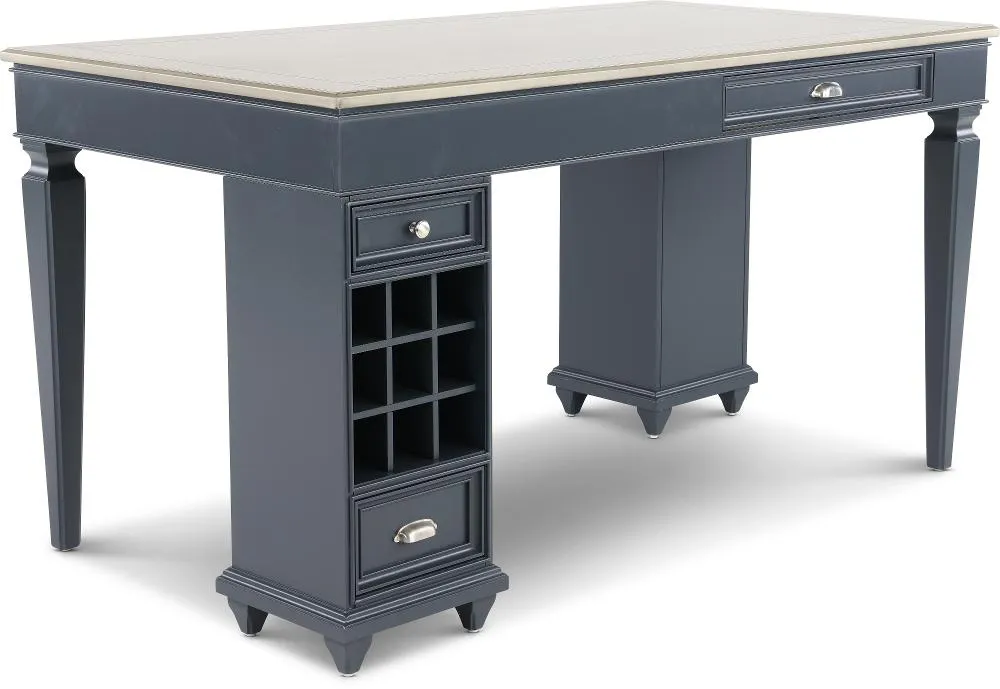 Vista Azul Graphite Gray Counter Height Dining Table