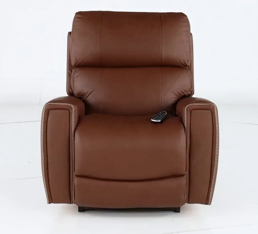 Apollo Caramel Power Rocker Recliner with Massage & Heat