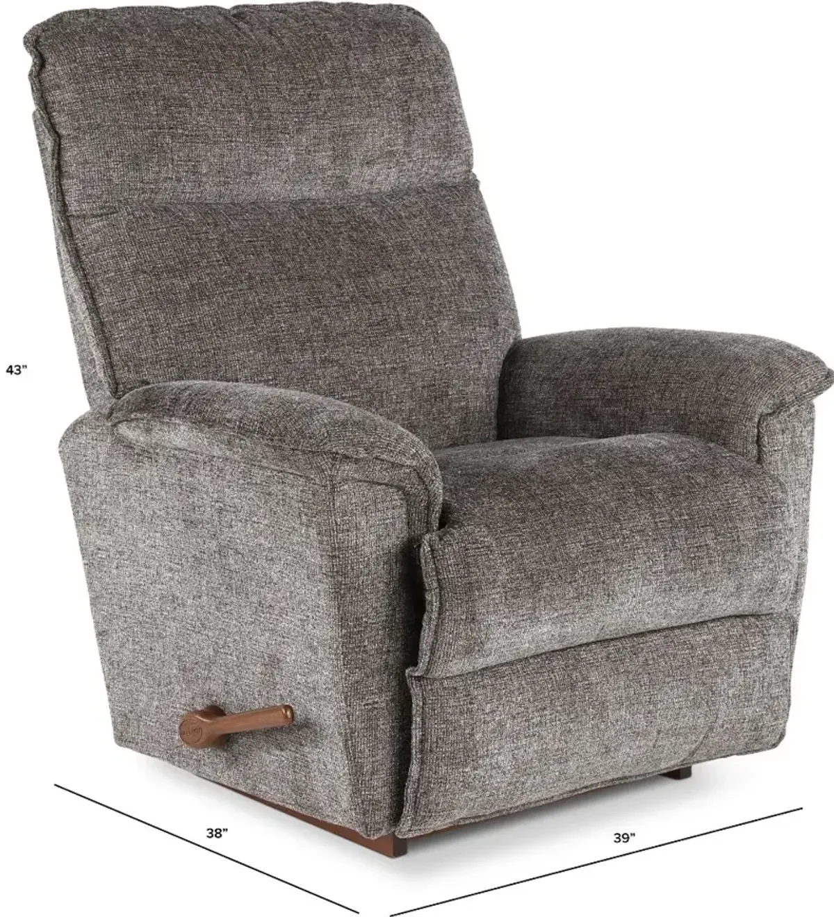 Jay Granite Gray Rocker Recliner