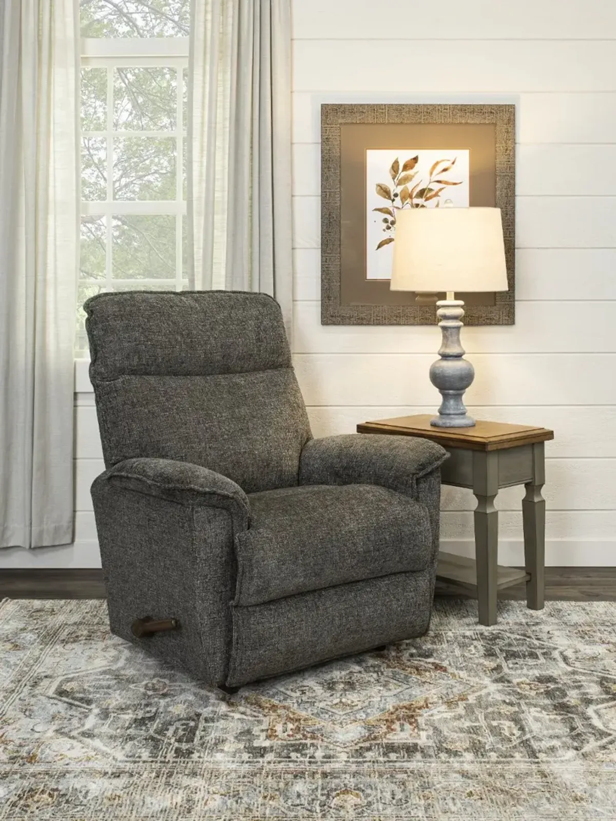 Jay Granite Gray Rocker Recliner