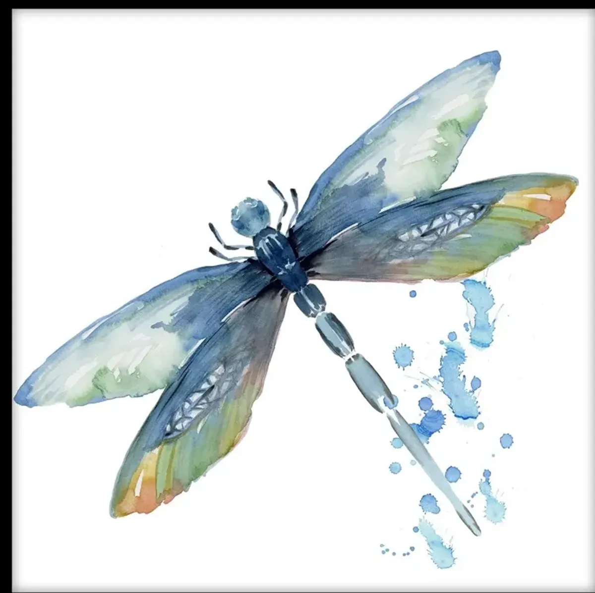 Dragonfly Framed Art