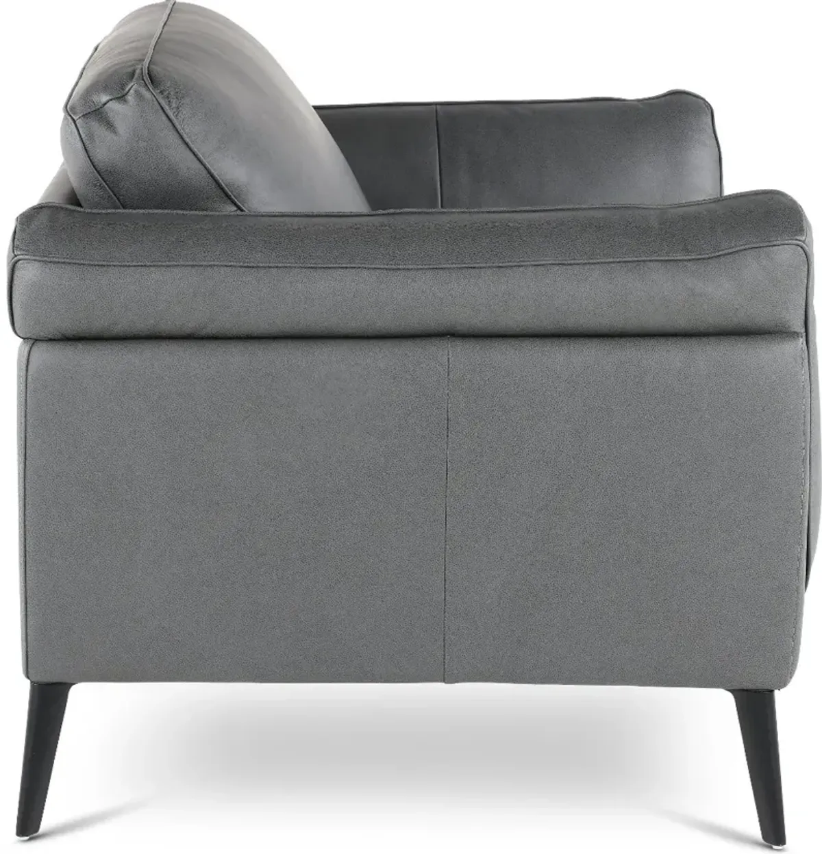 Paris Gray Leather Chair