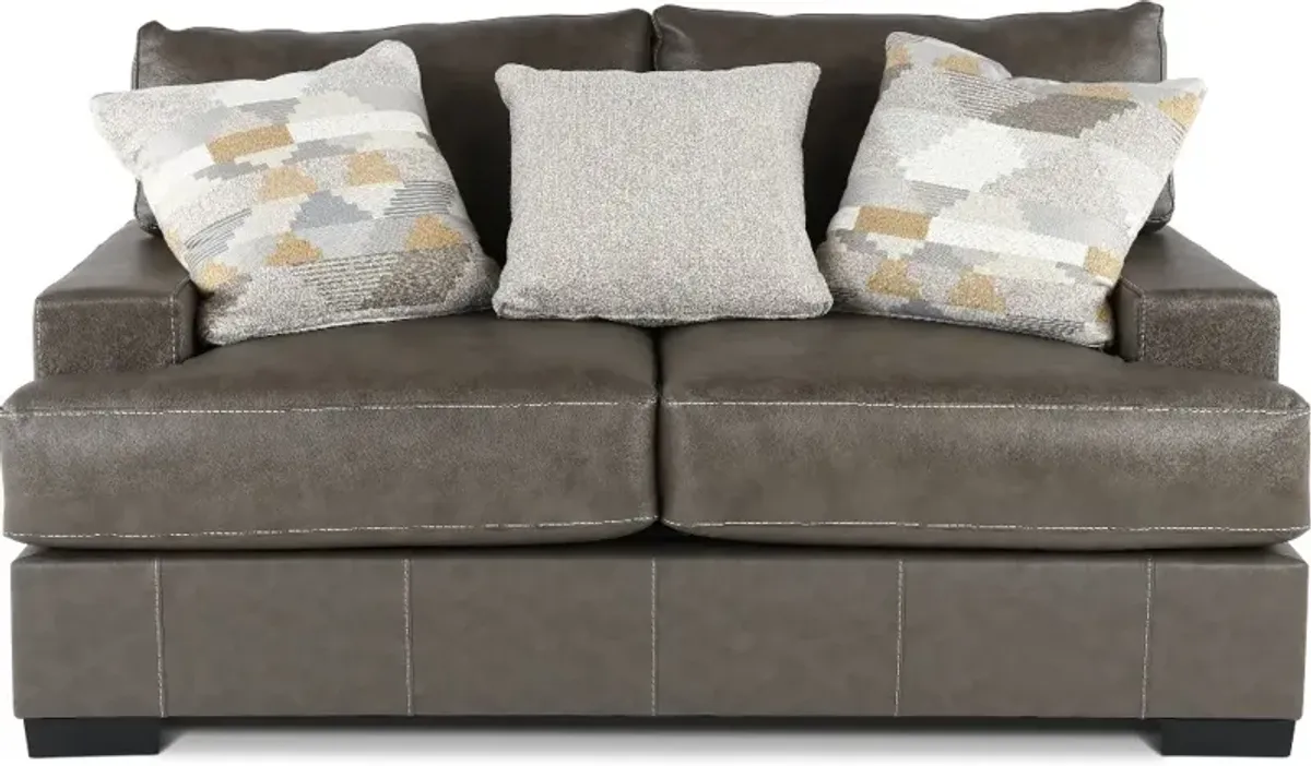 Dodge Gray Loveseat