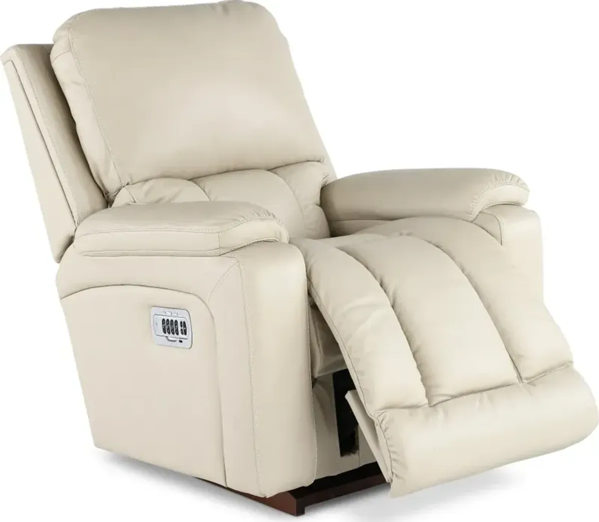 Greyson Ice Power Rocker Recliner with Headrest and Lumbar