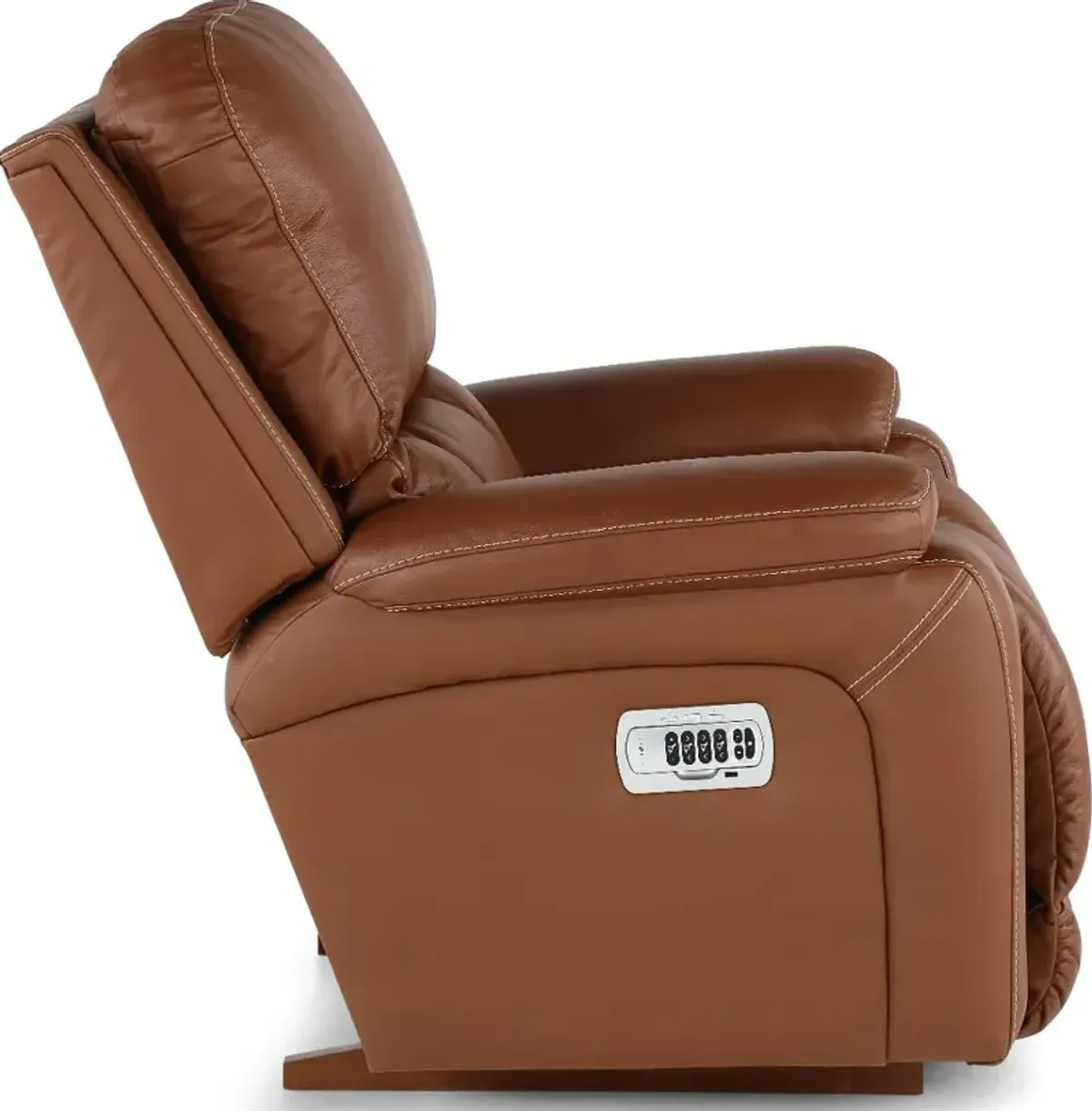 Greyson Caramel Power Rocker Recliner with Headrest and Lumbar