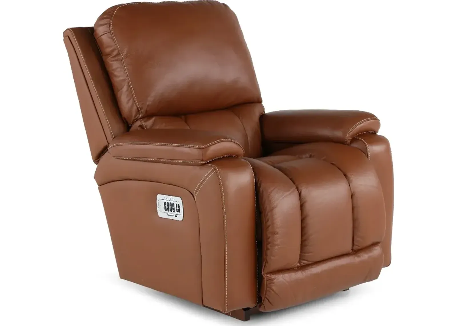 Greyson Caramel Power Rocker Recliner with Headrest and Lumbar