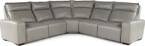 Delta Gray 3-Piece Power Reclining Sectional