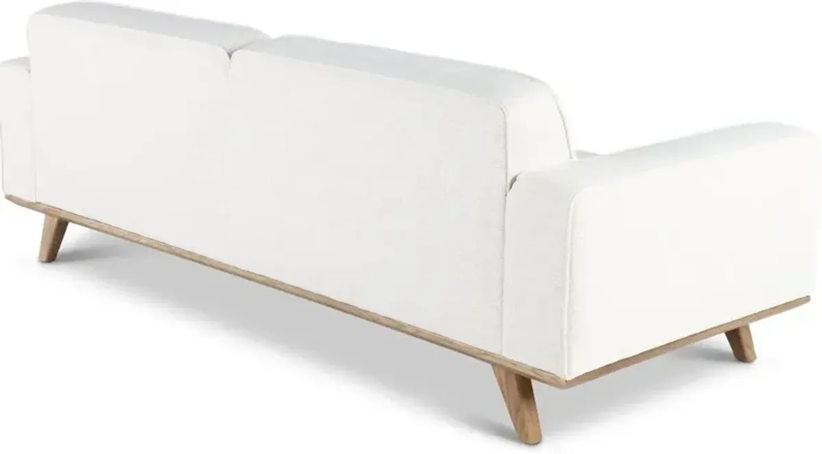 Nomad White Sofa with Crypton Home Fabric