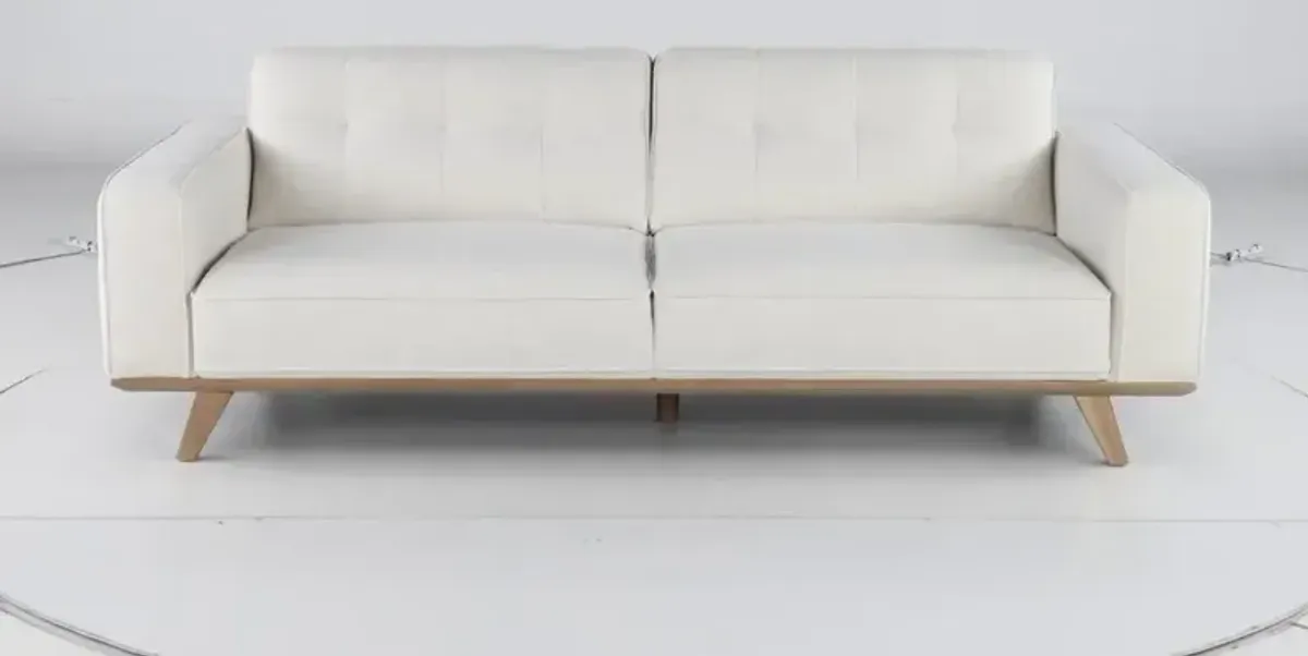 Nomad White Sofa with Crypton Home Fabric