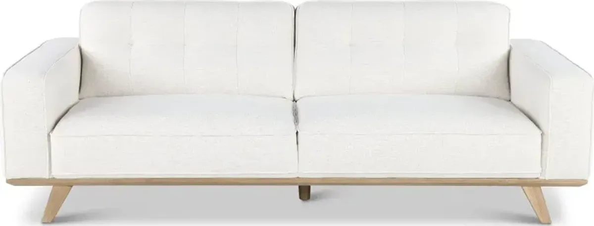 Nomad White Sofa with Crypton Home Fabric