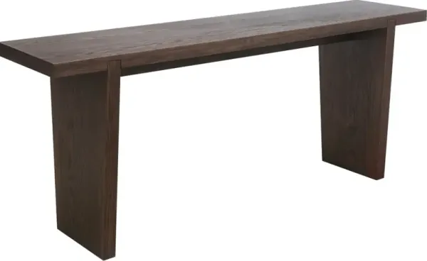 Rock Dark Brown Sofa Table