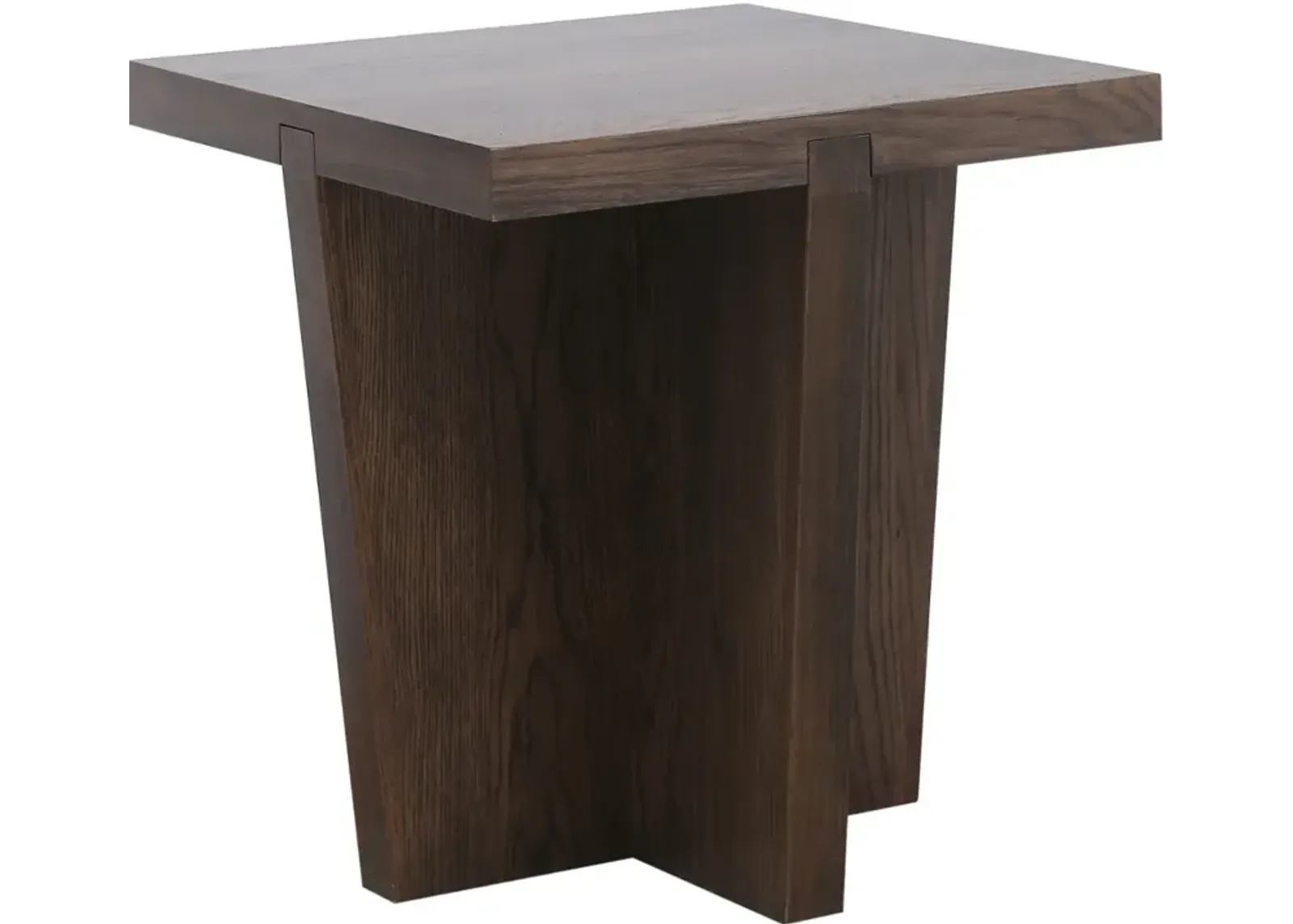 Rock Dark Brown End Table