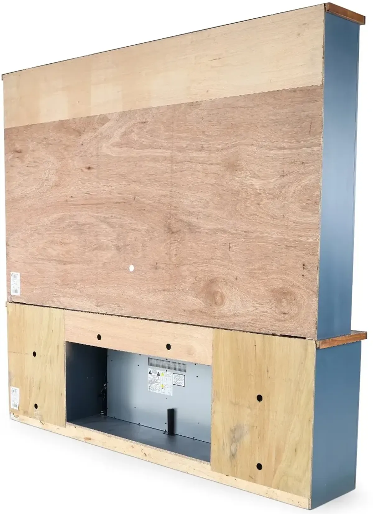 Nantucket Blue Fireplace Entertainment Center