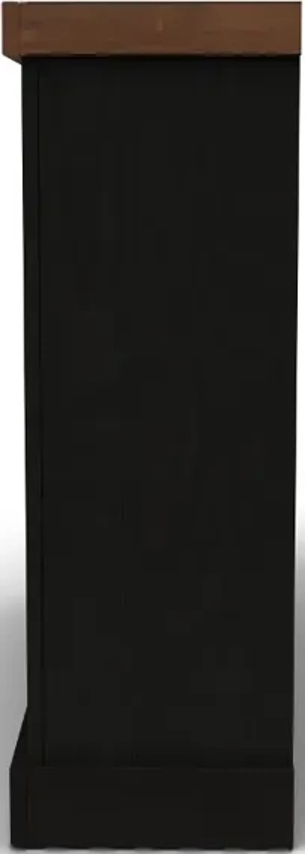 Washington Black 48" Fireplace Mantle