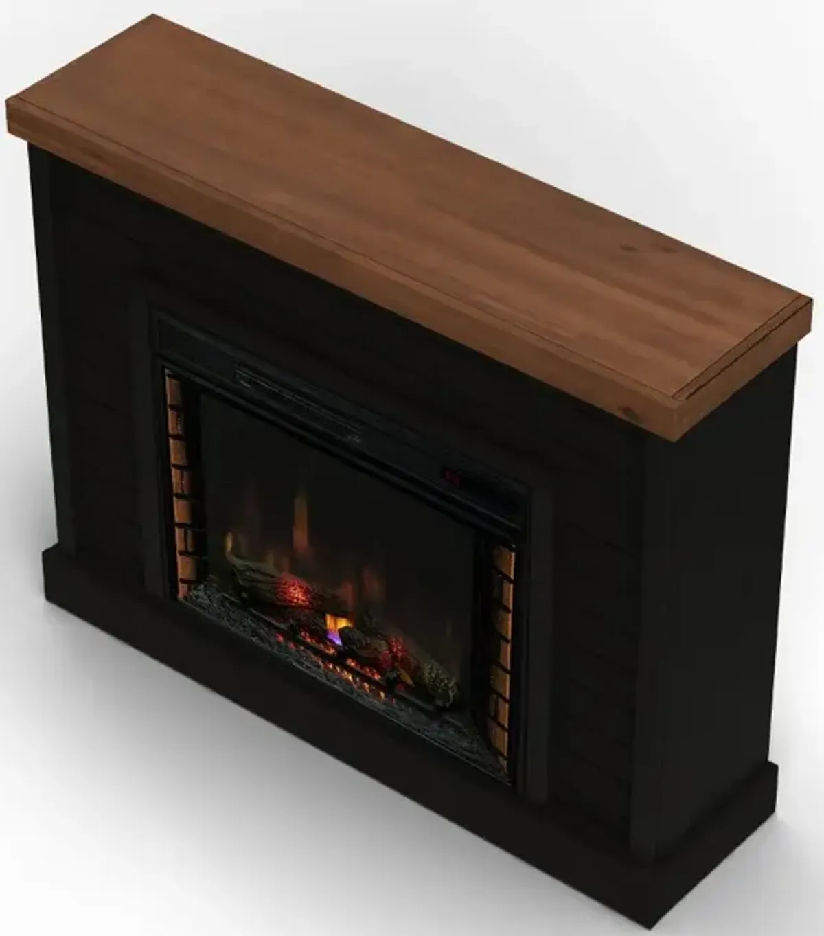 Washington Black 48" Fireplace Mantle