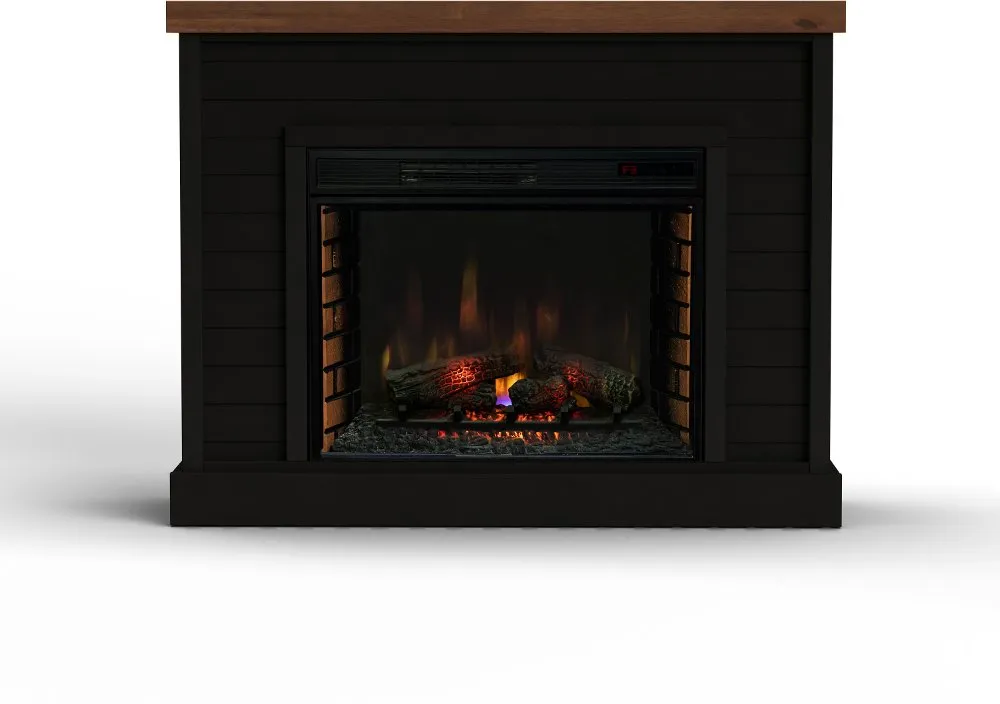 Washington Black 48" Fireplace Mantle