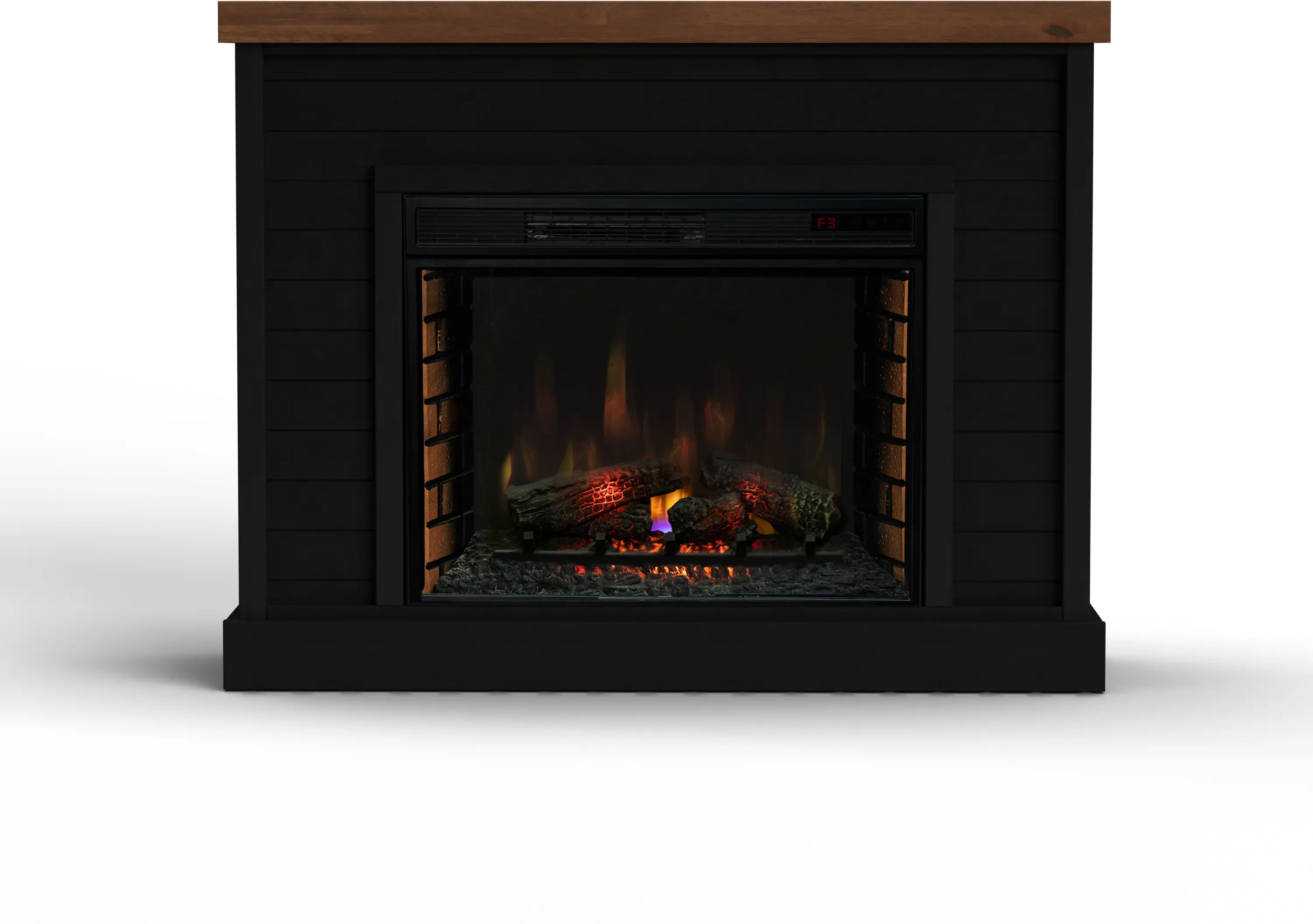 Washington Black 48" Fireplace Mantle