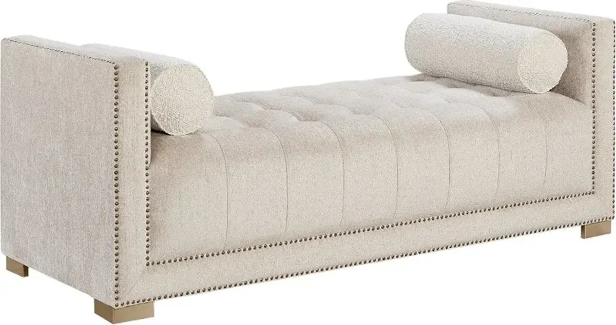 Harper Light Beige Settee