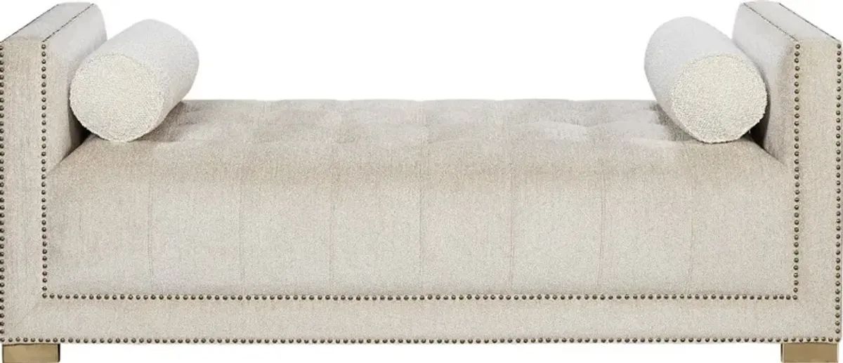 Harper Light Beige Settee